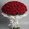 Букет 101 Красная роза Блэк Мэджик в Марьино Сергиево-Посадский района