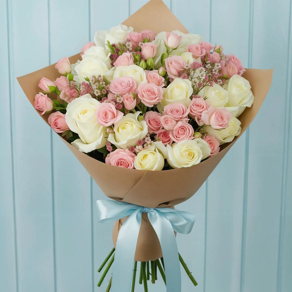 Букет цветов из: Розы в Марьино Сергиево-Посадский района