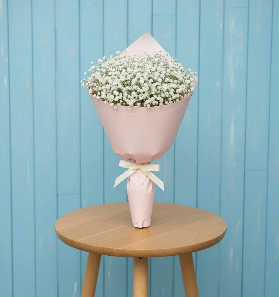 Букет цветов из: Гипсофила в Марьино Сергиево-Посадский района