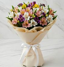 Букет цветов из:  Альстромерии в Марьино Сергиево-Посадский района
