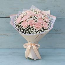 Букет цветов из:  Гвоздики в Марьино Сергиево-Посадский района