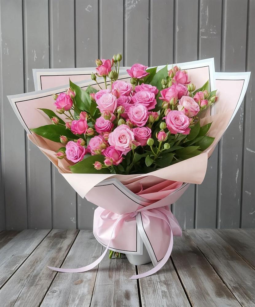 Букет Розовый кустик в Марьино Сергиево-Посадский района