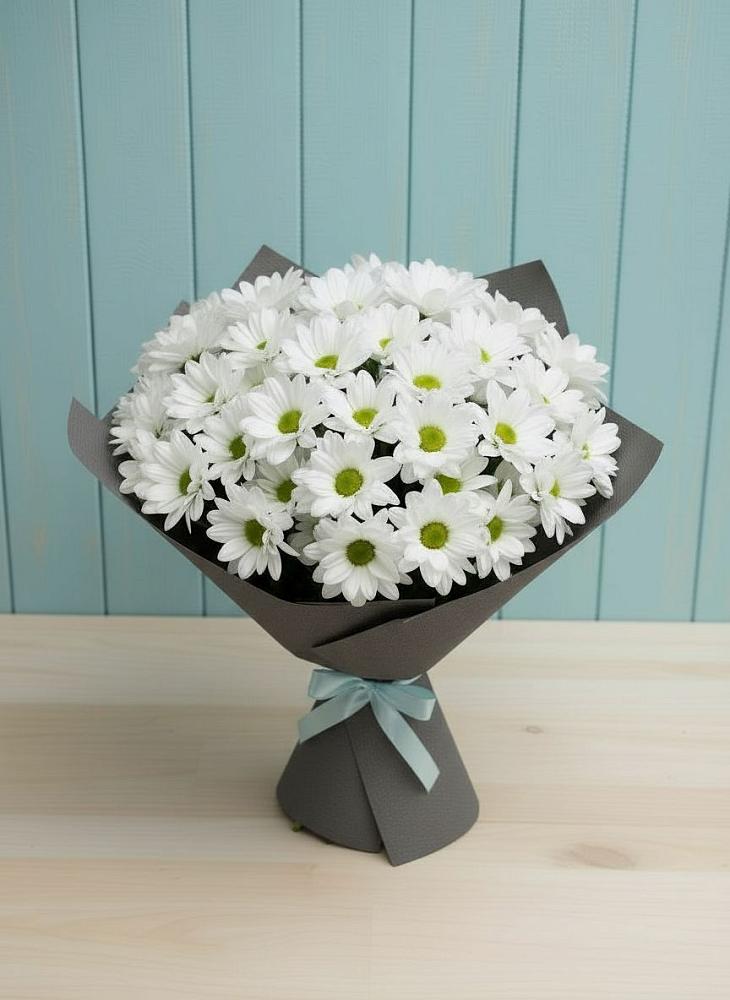 Букет цветов из: Хризантемы в Марьино Сергиево-Посадский района