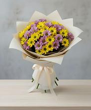 Букет цветов из:  Хризантемы в Марьино Сергиево-Посадский района
