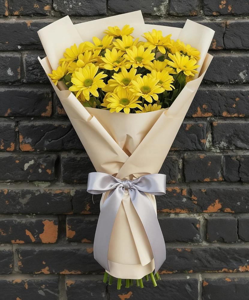 Букет цветов из: Хризантемы в Марьино Сергиево-Посадский района