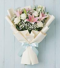 Букет цветов из:  Лилии в Марьино Сергиево-Посадский района