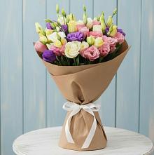 Букет цветов из:  Лизиантусы #REPLACE_PRED# Марьино Сергиево-Посадский района
