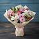 Букет цветов из: Хризантемы, Альстромерии и Розы в Марьино Сергиево-Посадский района